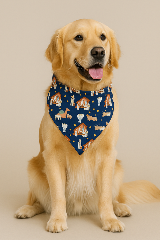The Silent Night Pet Bandana